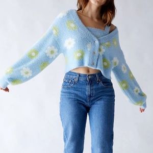 Flower Sweater Set